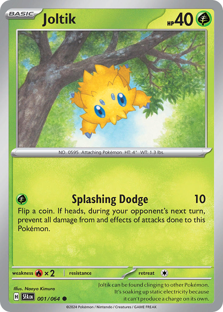 Joltik 001/064 - POKEMON SCARLET & VIOLET: SHROUDED FABLE - Pokemon Single Card