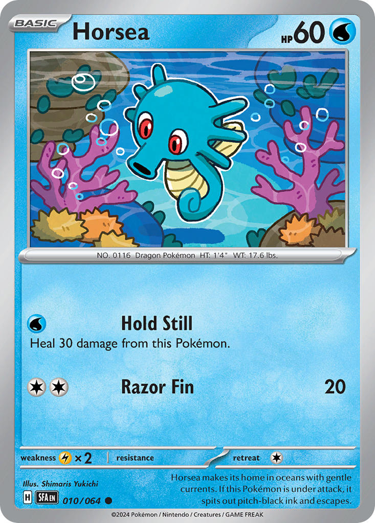 Horsea 010/064 - POKEMON SCARLET & VIOLET: SHROUDED FABLE - Pokemon Single Card