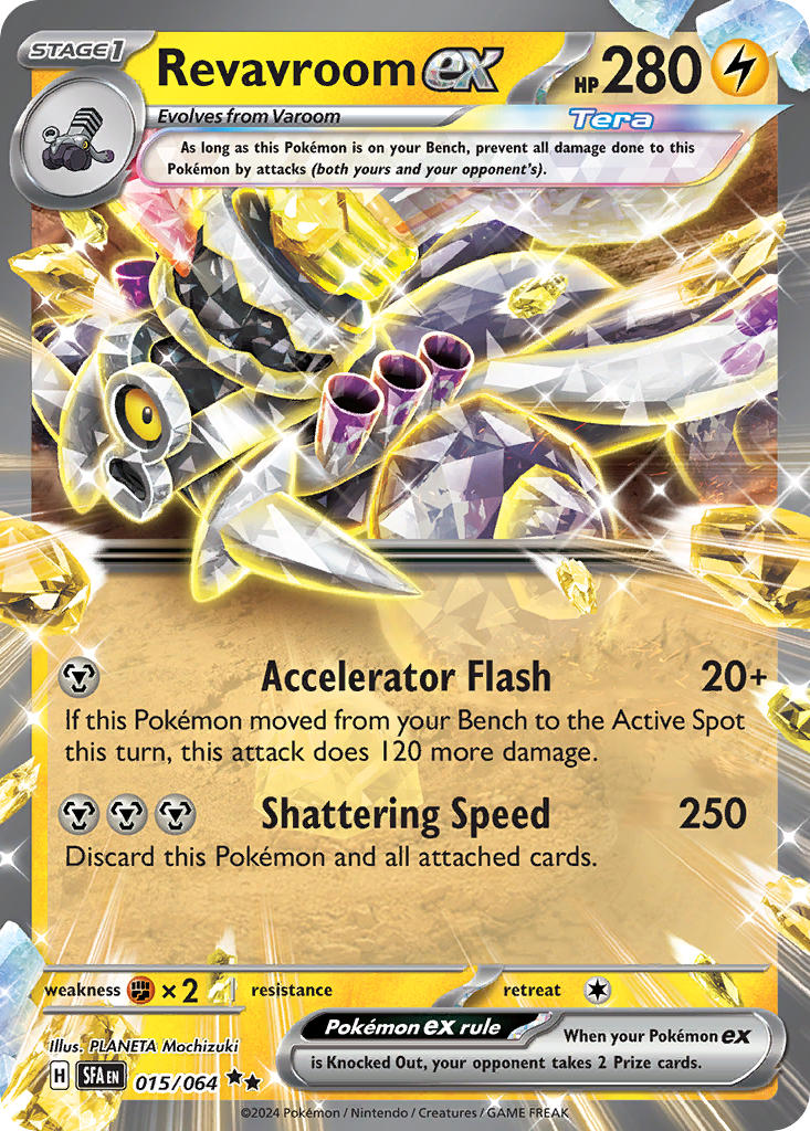 Revavroom ex 015/064 - POKEMON SCARLET & VIOLET: SHROUDED FABLE - Pokemon Single Card