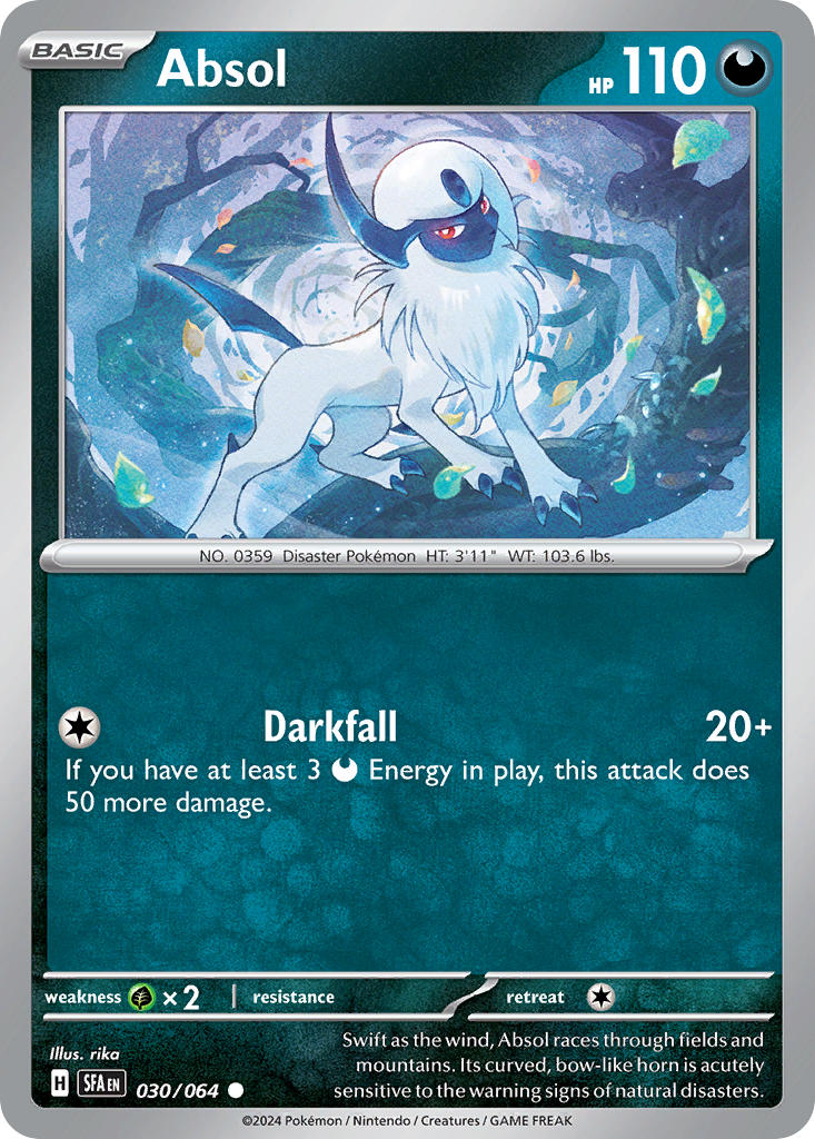 Absol 030/064 - POKEMON SCARLET & VIOLET: SHROUDED FABLE - Pokemon Single Card
