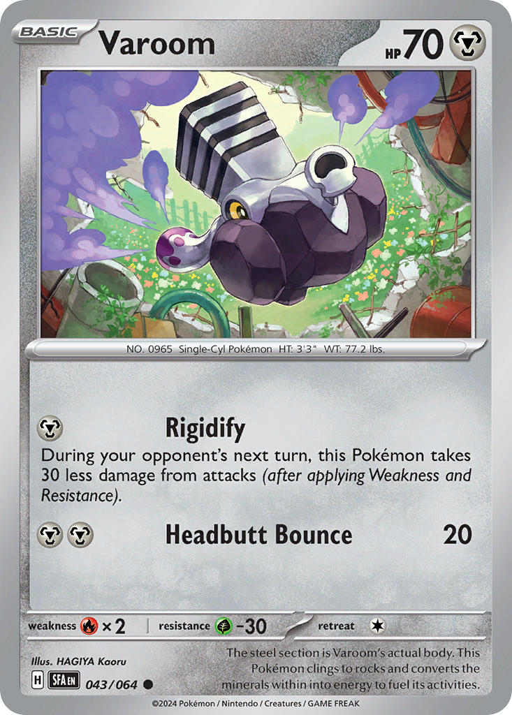 Varoom 043/064 - POKEMON SCARLET & VIOLET: SHROUDED FABLE - Pokemon Single Card