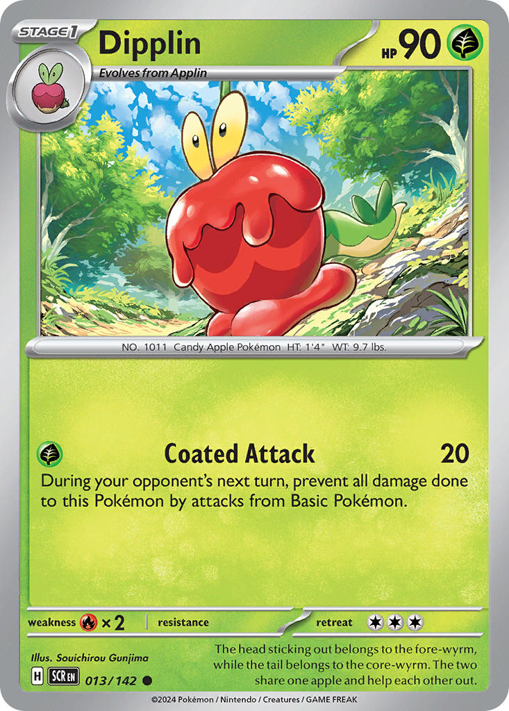 Dipplin 013/142 - POKEMON SCARLET & VIOLET: STELLAR CROWN - Pokemon Single Card