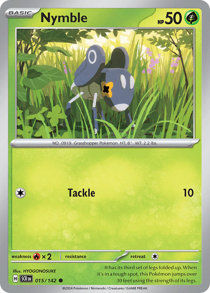Nymble 015/142 - POKEMON SCARLET & VIOLET: STELLAR CROWN - Pokemon Single Card