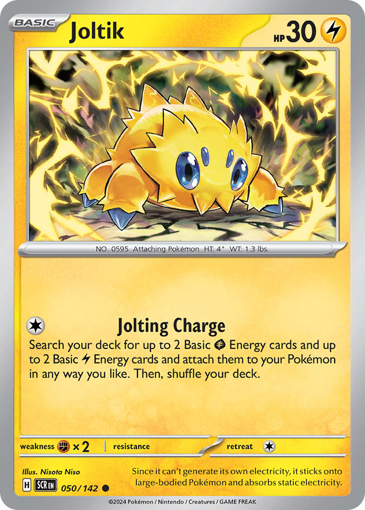 Joltik 050/142 - POKEMON SCARLET & VIOLET: STELLAR CROWN - Pokemon Single Card