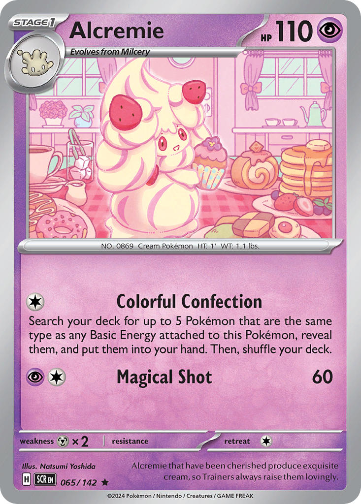 Alcremie 065/142 - POKEMON SCARLET & VIOLET: STELLAR CROWN