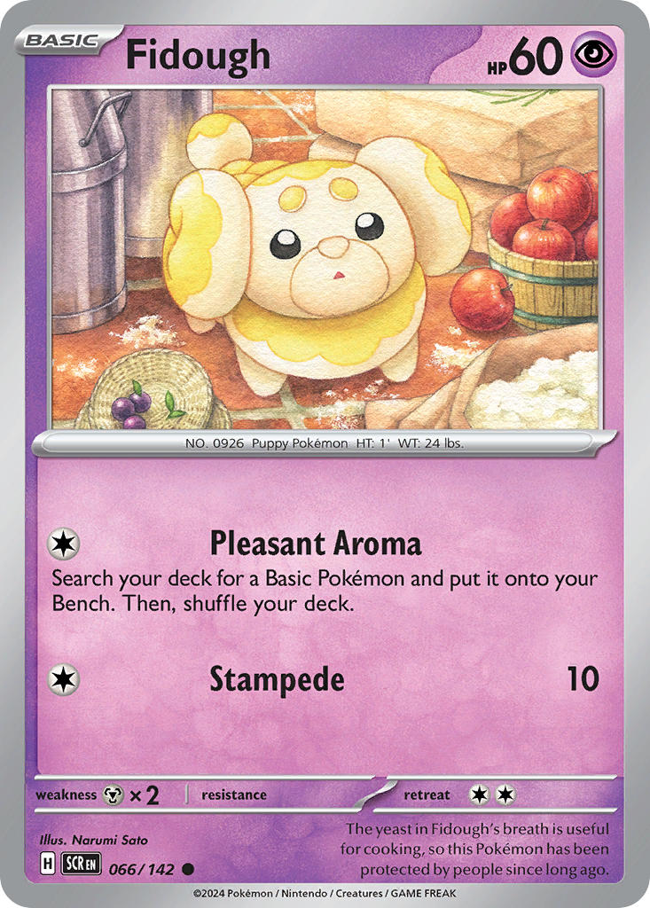 Fidough 066/142 - POKEMON SCARLET & VIOLET: STELLAR CROWN