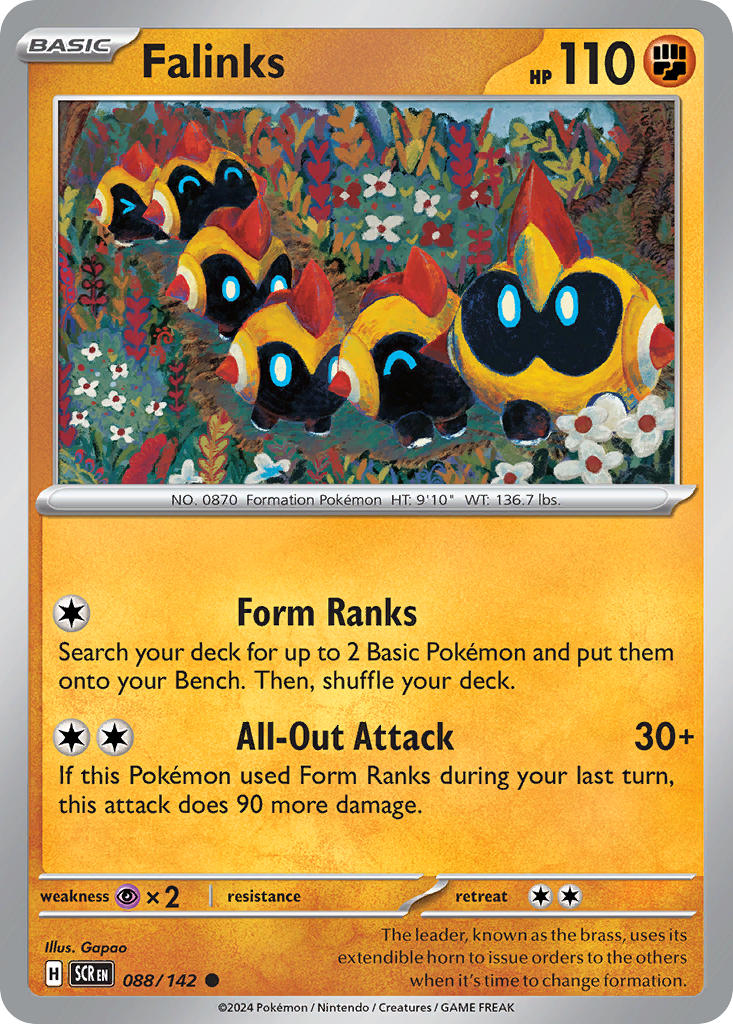 Falinks 088/142 - POKEMON SCARLET & VIOLET: STELLAR CROWN - Pokemon Single Card