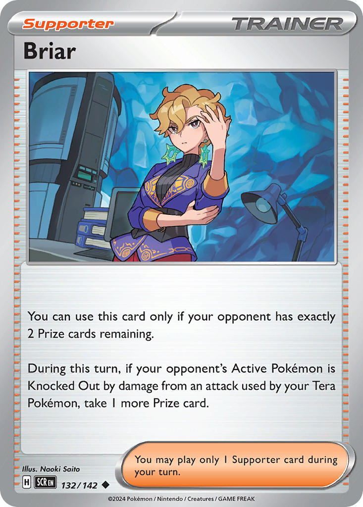 Briar 132/142 - POKEMON SCARLET & VIOLET: STELLAR CROWN - Pokemon Single Card