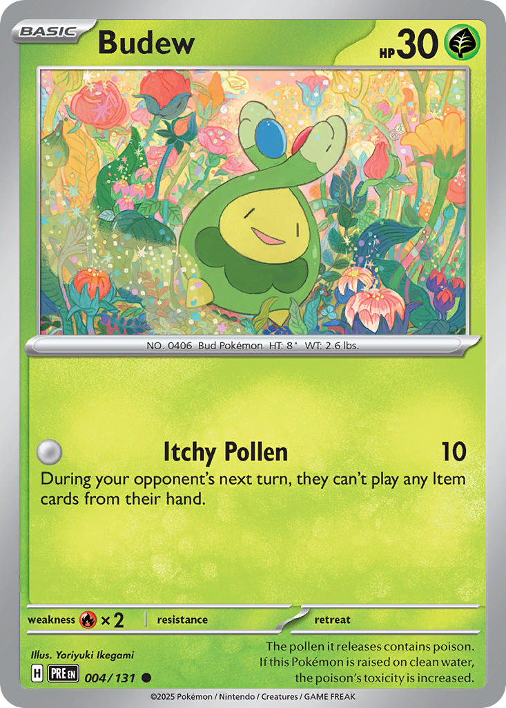 004/131 Budew - SCARLET & VIOLET: PRISMATIC EVOLUTIONS - Pokemon Single Card