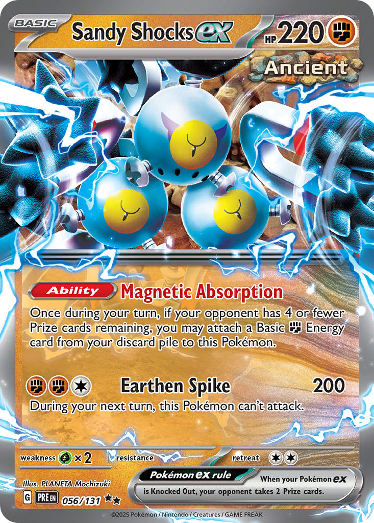 056/131 Sandy Shocks ex - SCARLET & VIOLET: PRISMATIC EVOLUTIONS - Pokemon Single Card
