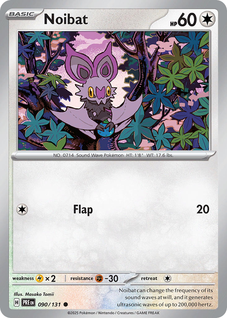 090/131 Noibat - SCARLET & VIOLET: PRISMATIC EVOLUTIONS - Pokemon Single Card