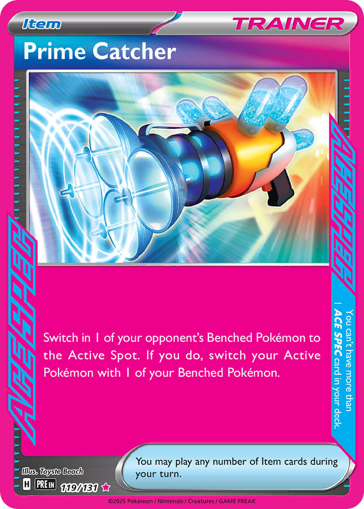 119/131 Prime Catcher - SCARLET & VIOLET: PRISMATIC EVOLUTIONS - Pokemon Single Card