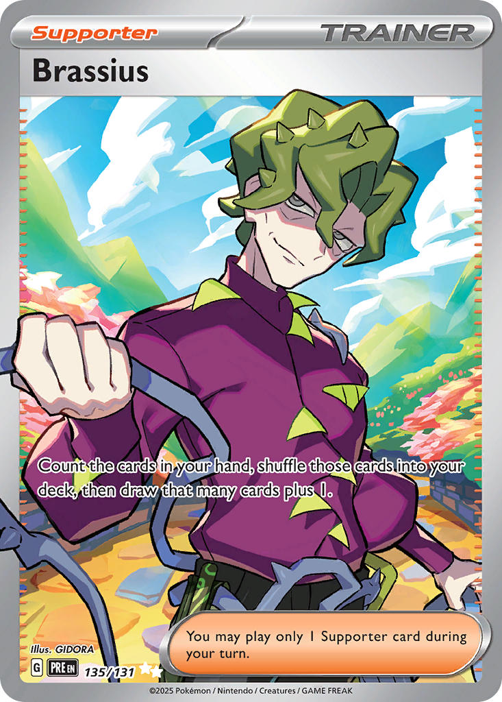 135/131 Brassius - SCARLET & VIOLET: PRISMATIC EVOLUTIONS - Pokemon Single Card
