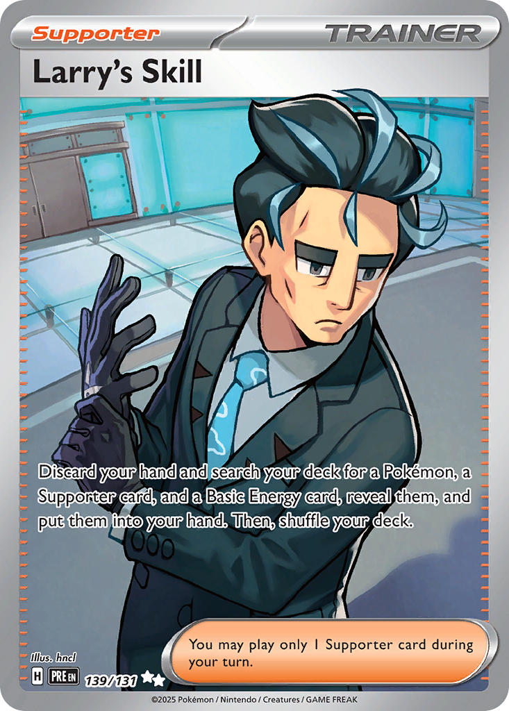 139/131 Larry's Skill - SCARLET & VIOLET: PRISMATIC EVOLUTIONS - Pokemon Single Card