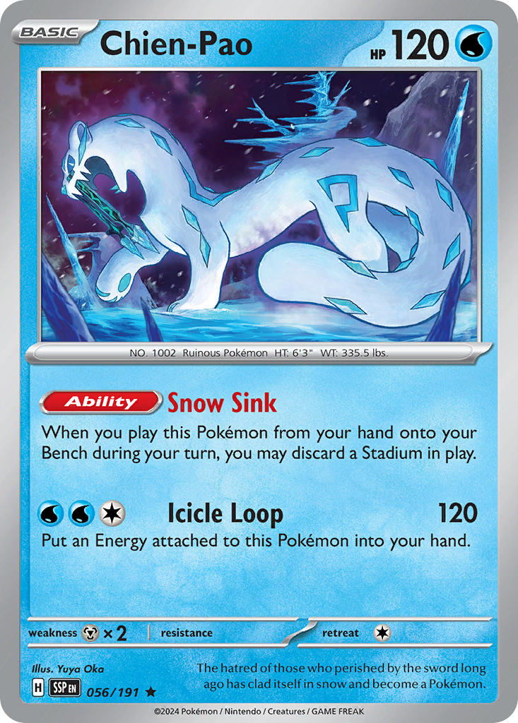 Chien-Pao 056/191 - POKEMON SCARLET & VIOLET: SURGING SPARKS