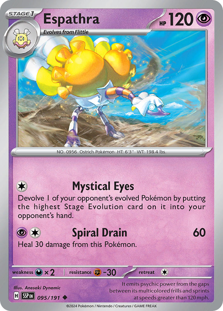 Espathra 095/191 - POKEMON SCARLET & VIOLET: SURGING SPARKS