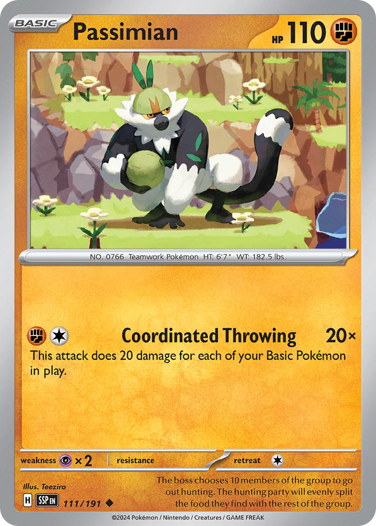 Passimian 111/191 - POKEMON SCARLET & VIOLET: SURGING SPARKS