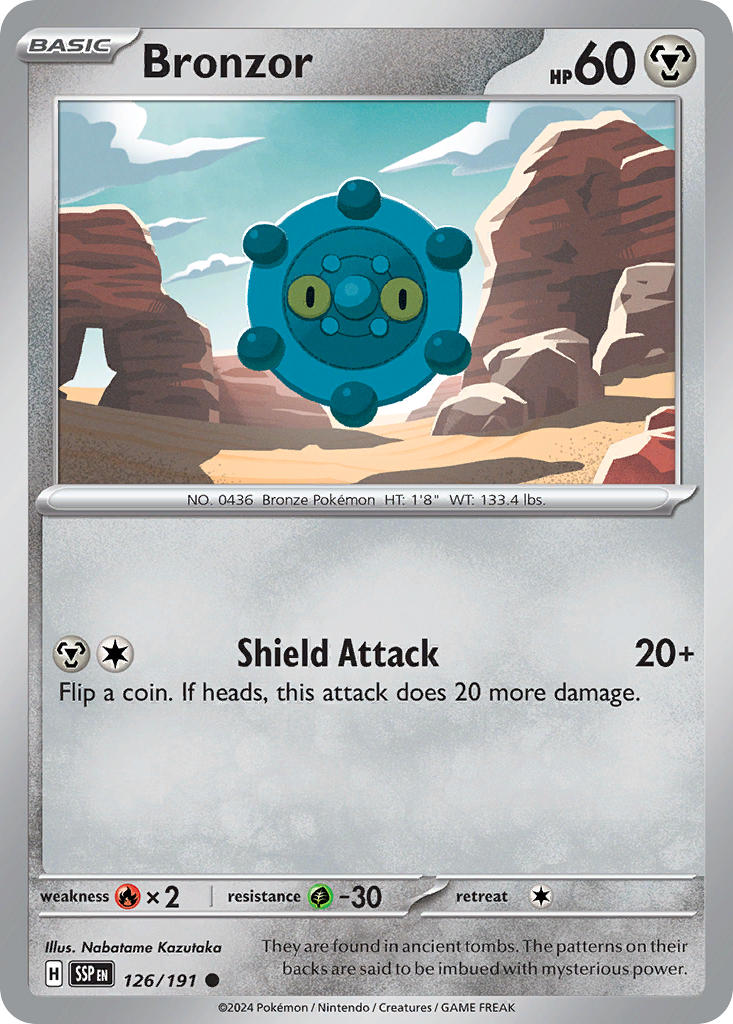 Bronzor 126/191 - POKEMON SCARLET & VIOLET: SURGING SPARKS