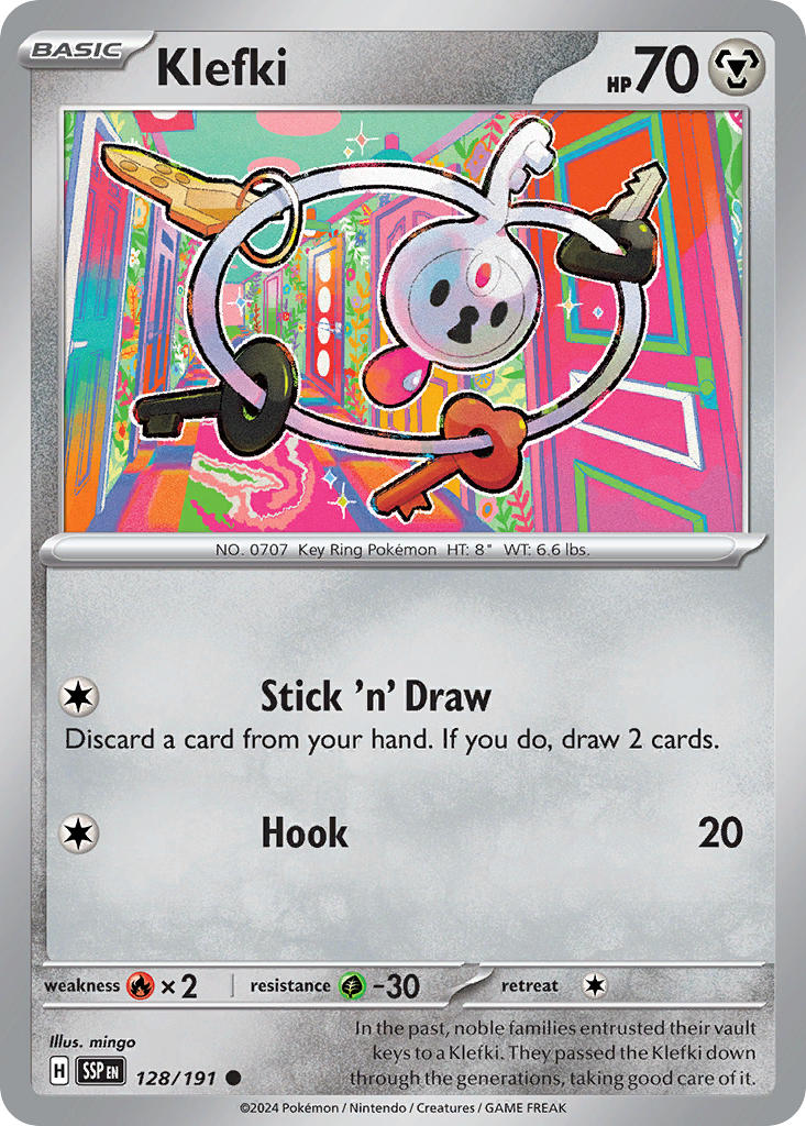 Klefki 128/191 - POKEMON SCARLET & VIOLET: SURGING SPARKS