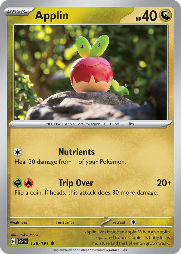 Applin 138/191 - POKEMON SCARLET & VIOLET: SURGING SPARKS