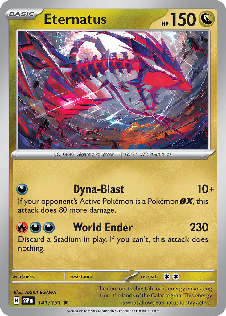 Eternatus 141/191 - POKEMON SCARLET & VIOLET: SURGING SPARKS