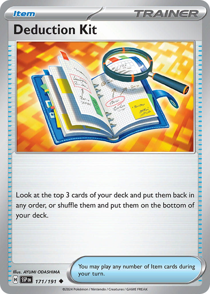Deduction Kit 171/191 - POKEMON SCARLET & VIOLET: SURGING SPARKS