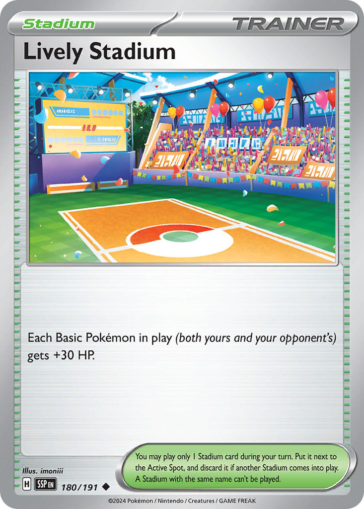 Lively Stadium 180/191 - POKEMON SCARLET & VIOLET: SURGING SPARKS