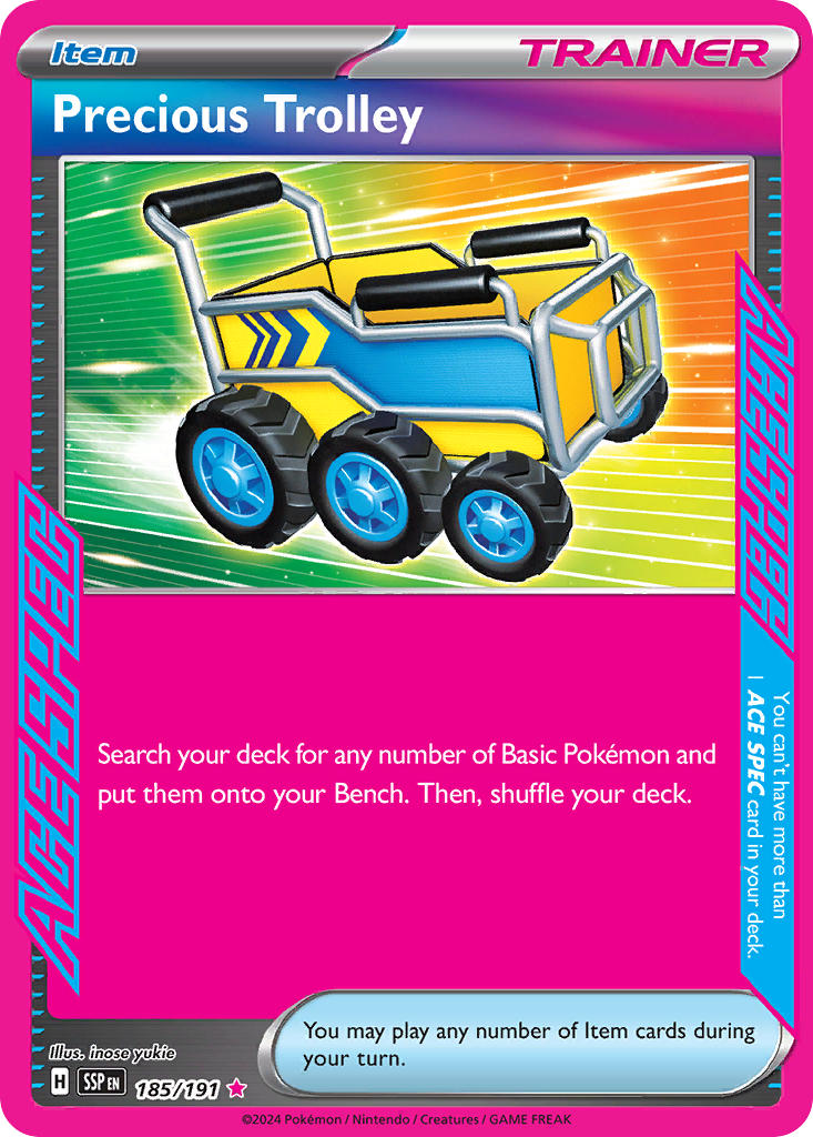 Precious Trolley 185/191 - POKEMON SCARLET & VIOLET: SURGING SPARKS