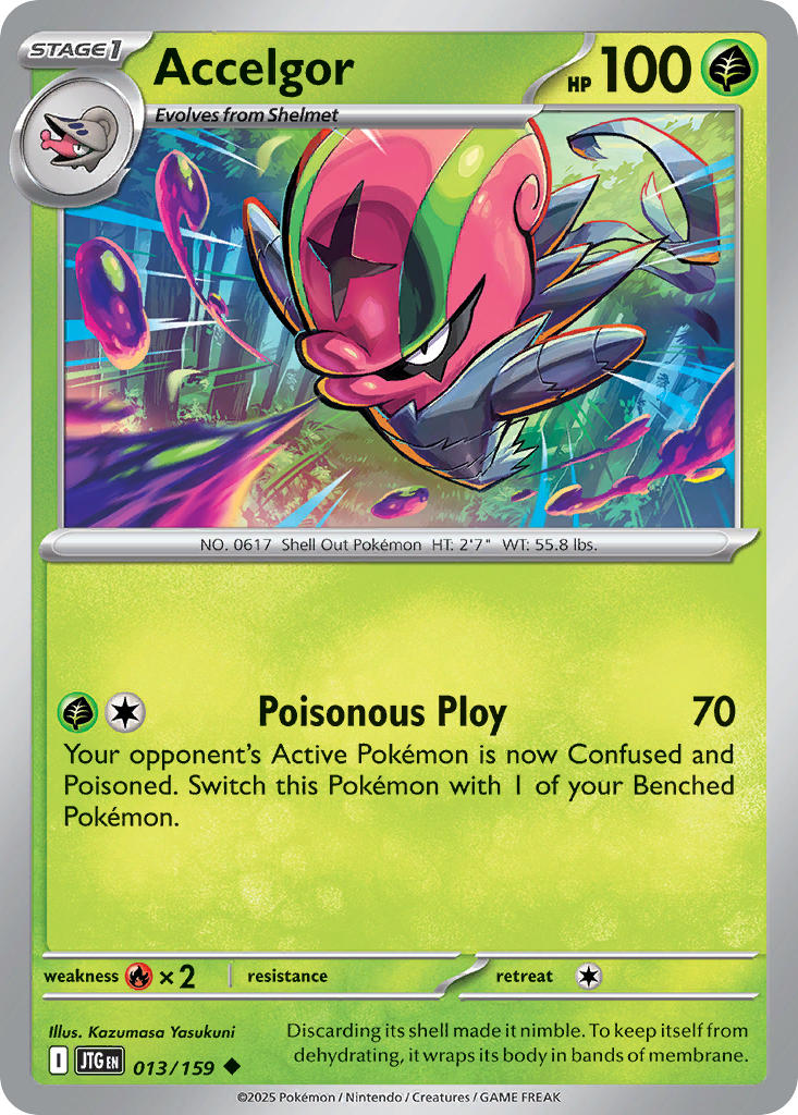 Accelgor 013/159 - POKEMON SCARLET & VIOLET: JOURNEY TOGETHER