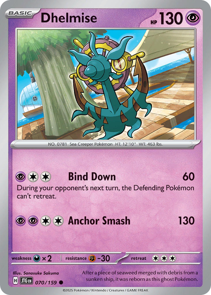 Dhelmise 070/159 - POKEMON SCARLET & VIOLET: JOURNEY TOGETHER