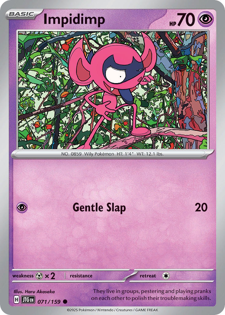 Impidimp 071/159 - POKEMON SCARLET & VIOLET: JOURNEY TOGETHER