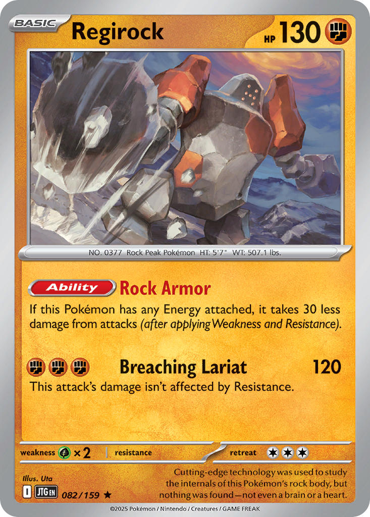 Regirock 082/159 - POKEMON SCARLET & VIOLET: JOURNEY TOGETHER