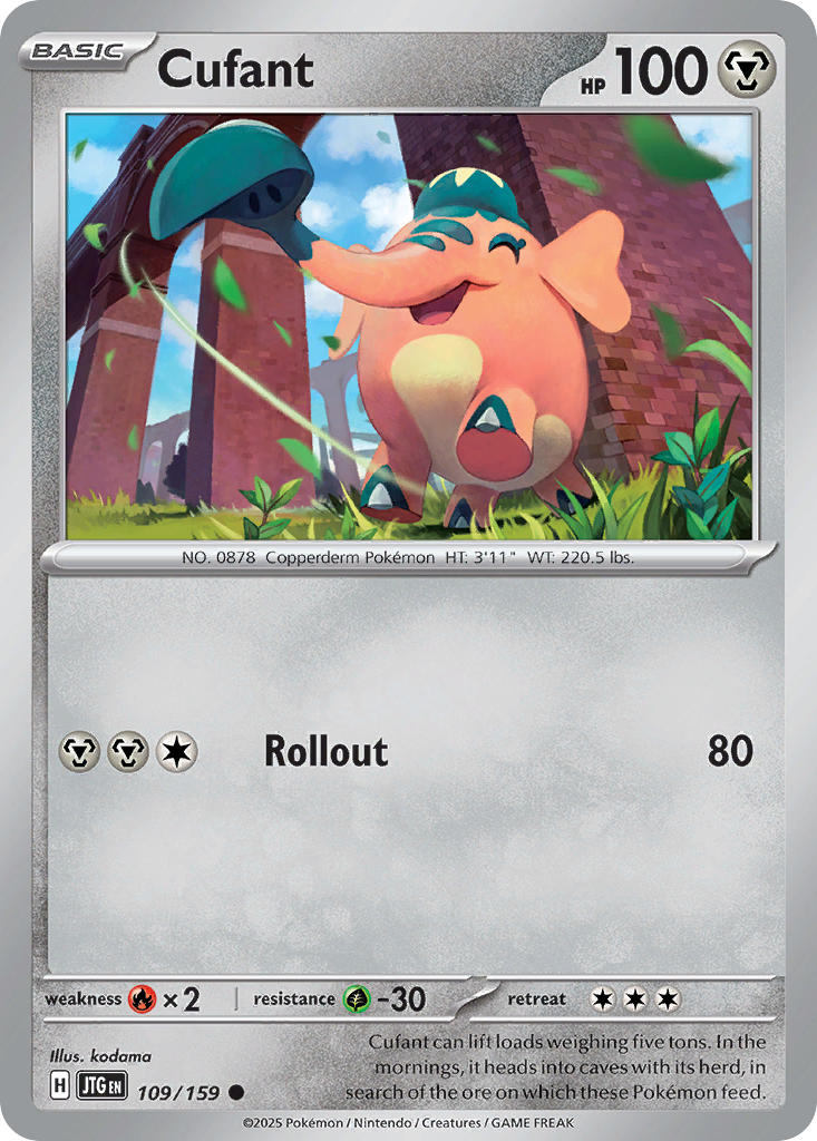 Cufant 109/159 - POKEMON SCARLET & VIOLET: JOURNEY TOGETHER