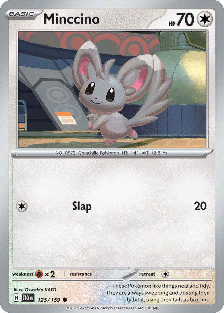 Minccino 125/159 - POKEMON SCARLET & VIOLET: JOURNEY TOGETHER