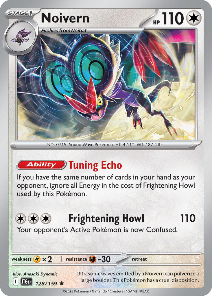 Noivern 128/159 - POKEMON SCARLET & VIOLET: JOURNEY TOGETHER