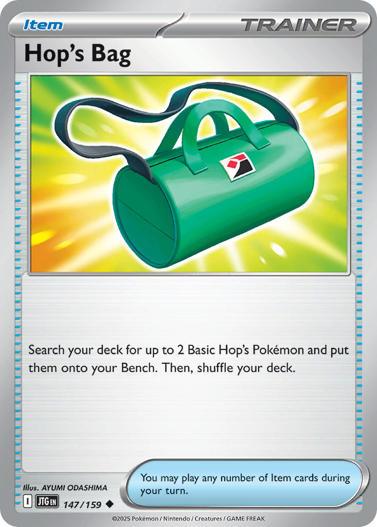 Hop's Bag 147/159 - POKEMON SCARLET & VIOLET: JOURNEY TOGETHER