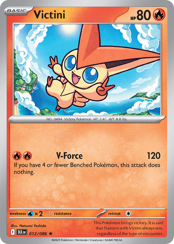 Victini 012/086 - POKEMON SCARLET & VIOLET: BLACK BOLT