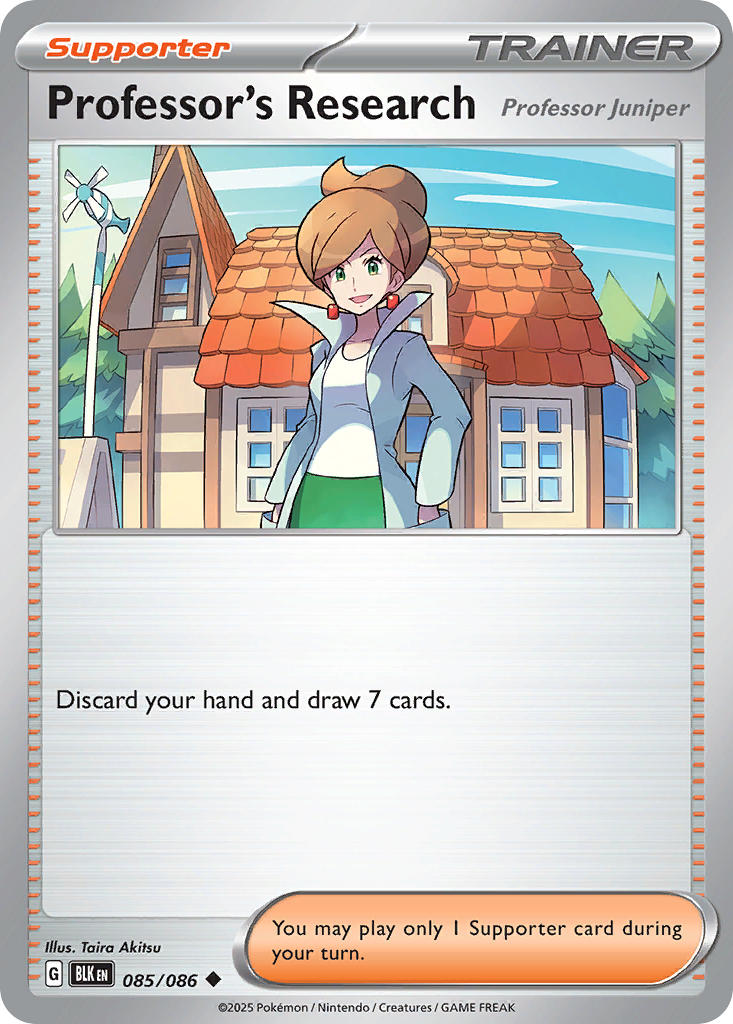 Professor's Research 085/086 - POKEMON SCARLET & VIOLET: BLACK BOLT