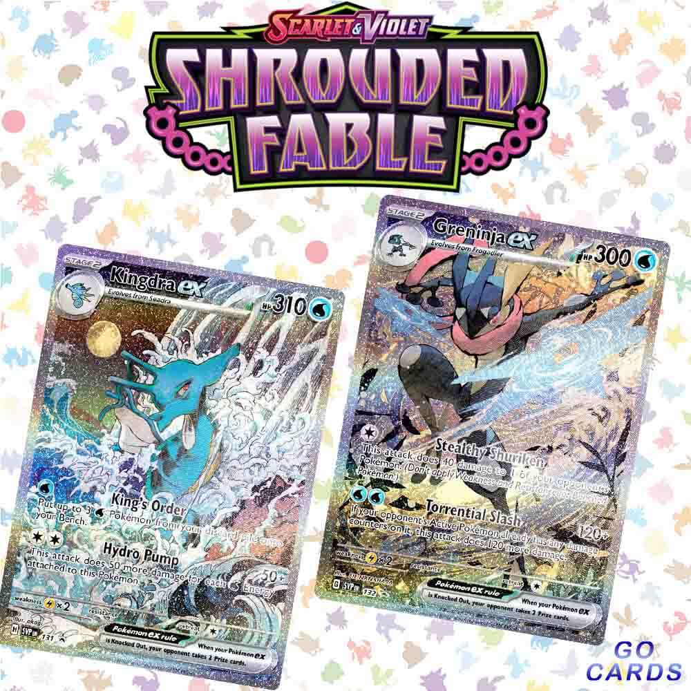 Pokemon TCG - Pre-order Scarlet & Violet: Shrouded Fable (Kingdra ex & Greninja ex)