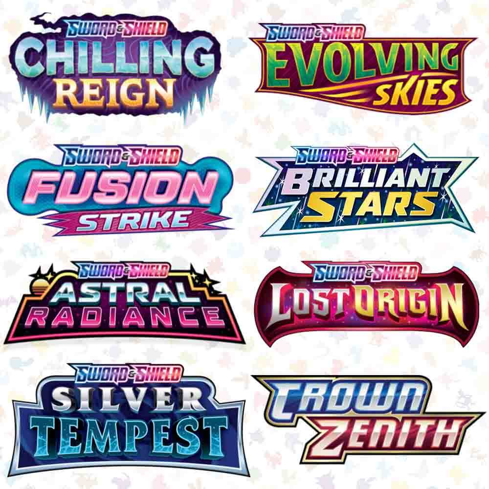 Pokemon TCG - All Sword & Shield sets logo