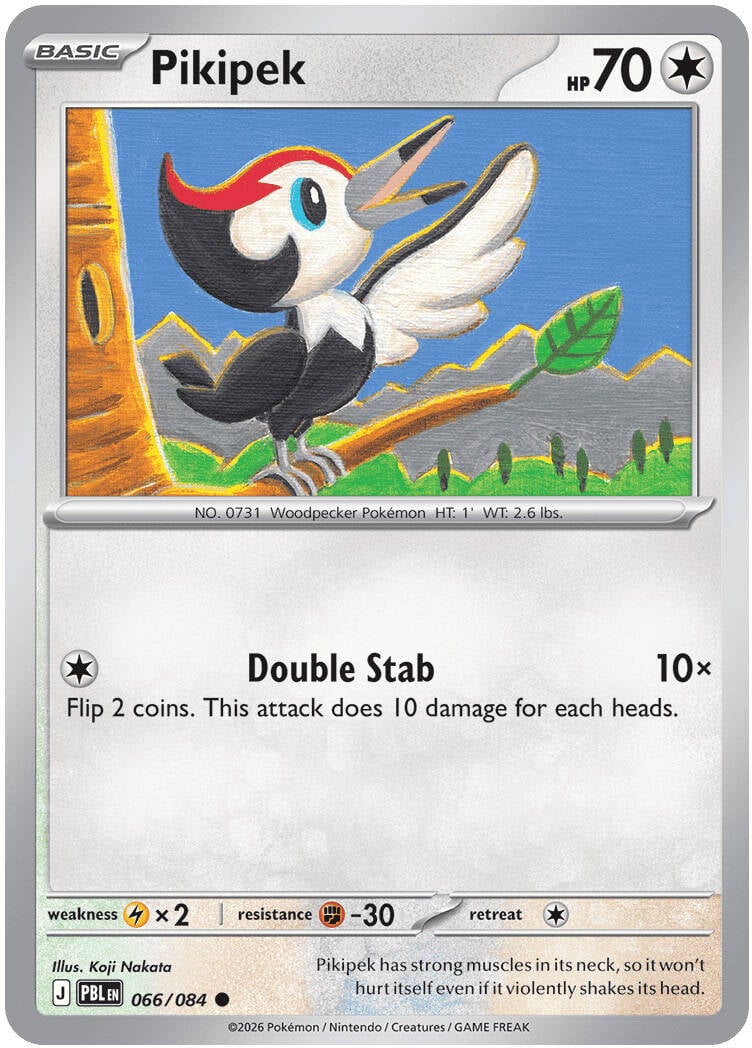 Pikipek 066/084 - POKEMON MEGA EVOLUTION: PITCH BLACK - Pokemon Single Card