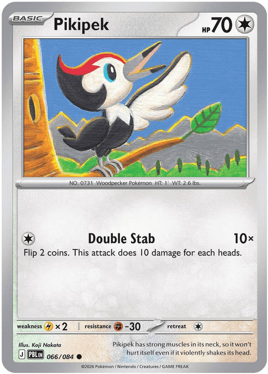 Pikipek 066/084 - POKEMON MEGA EVOLUTION: PITCH BLACK - Pokemon Single Card