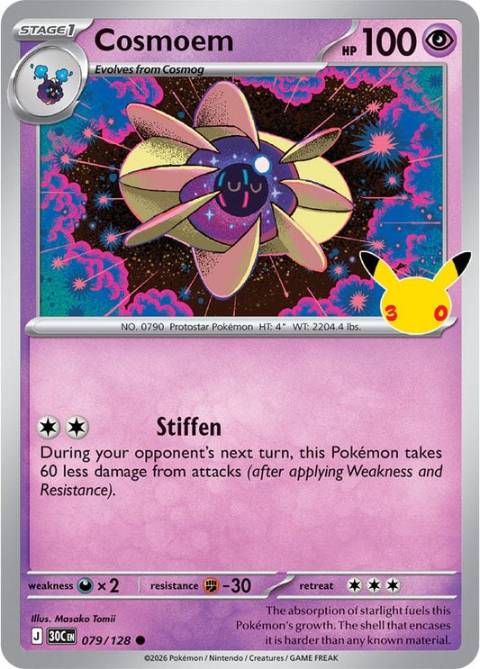 Cosmoem 079/128 - POKEMON: 30TH CELEBRATION - Pokemon Single Card