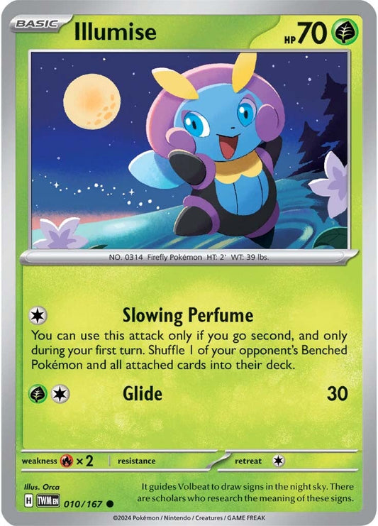 010/167 Illumise - SCARLET AND VIOLET: TWILIGHT MASQUERADE - Pokemon Single Card