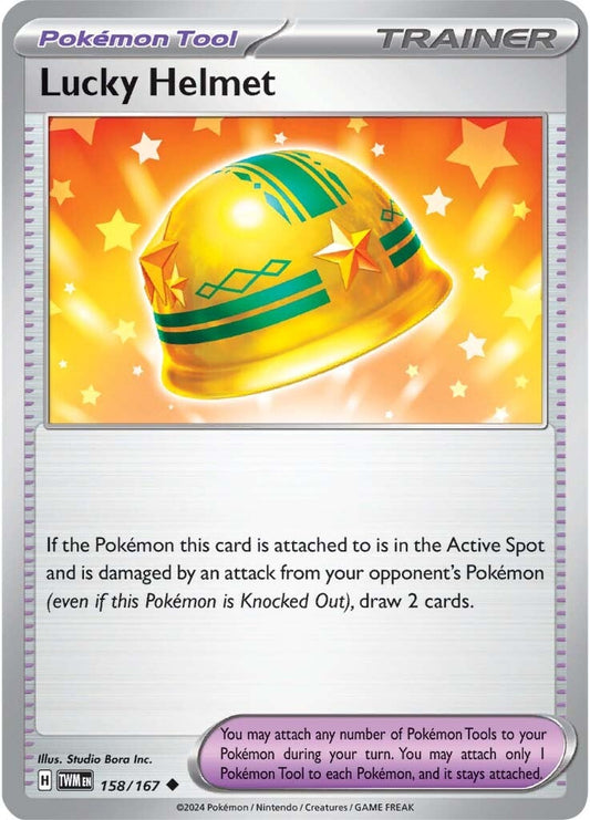 158/167 Lucky Helmet - SCARLET AND VIOLET: TWILIGHT MASQUERADE - Pokemon Single Card