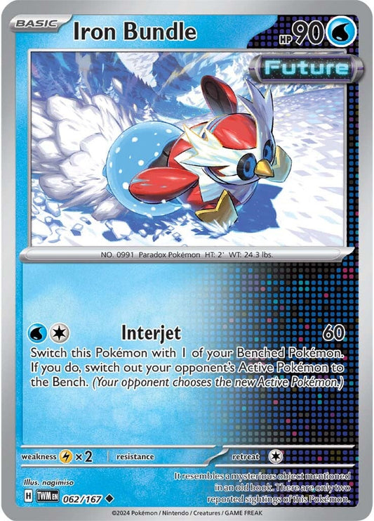 062/167 Iron Bundle - SCARLET AND VIOLET: TWILIGHT MASQUERADE - Pokemon Single Card