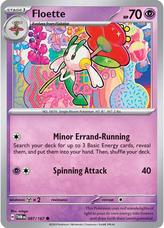 087/167 Floette - SCARLET AND VIOLET: TWILIGHT MASQUERADE - Pokemon Single Card