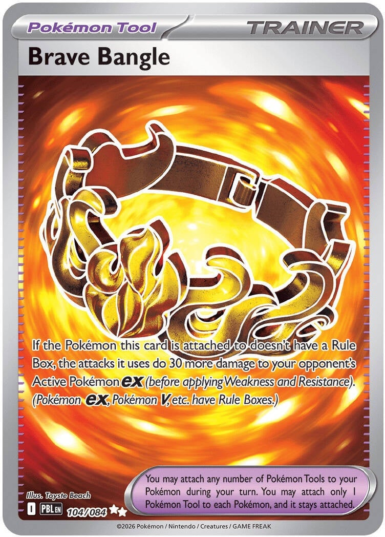 Brave Bangle 104/084 - POKEMON MEGA EVOLUTION: PITCH BLACK - Pokemon Single Card