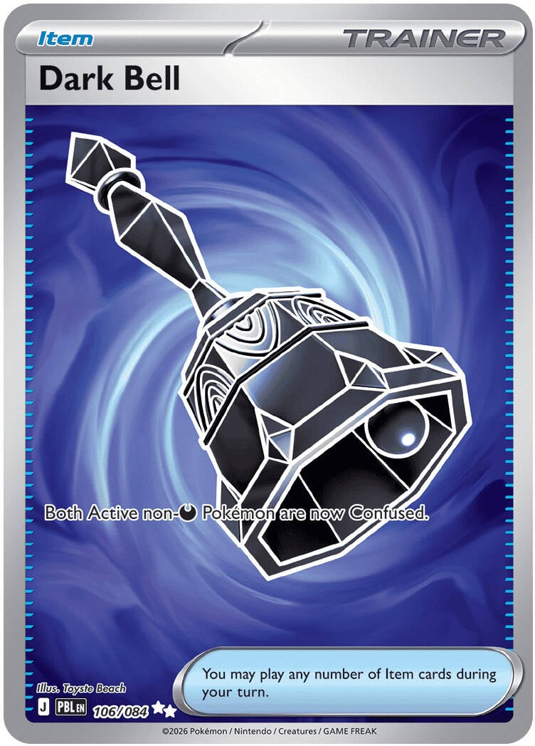 Dark Bell 106/084 - POKEMON MEGA EVOLUTION: PITCH BLACK - Pokemon Single Card