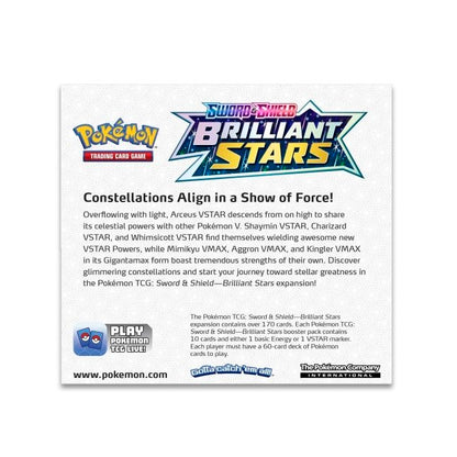 Sword & Shield 9 - Brilliant Stars Booster Display Box (36 Packs)